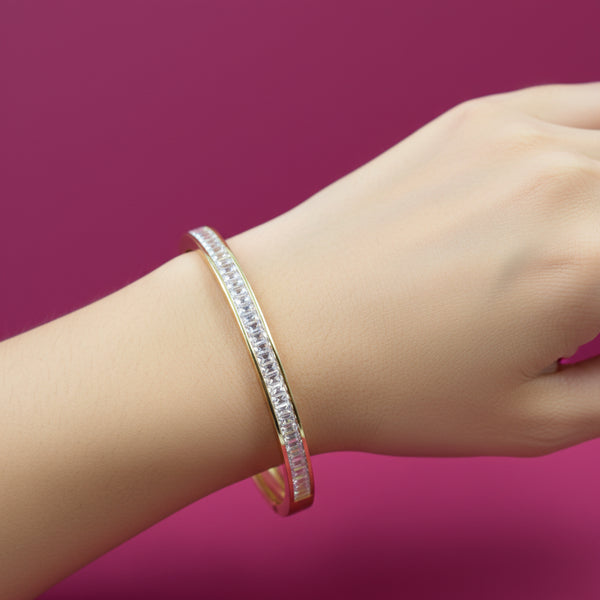 Classic Crystal Line Bangle
