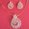 Ruby Royale Pendant Set