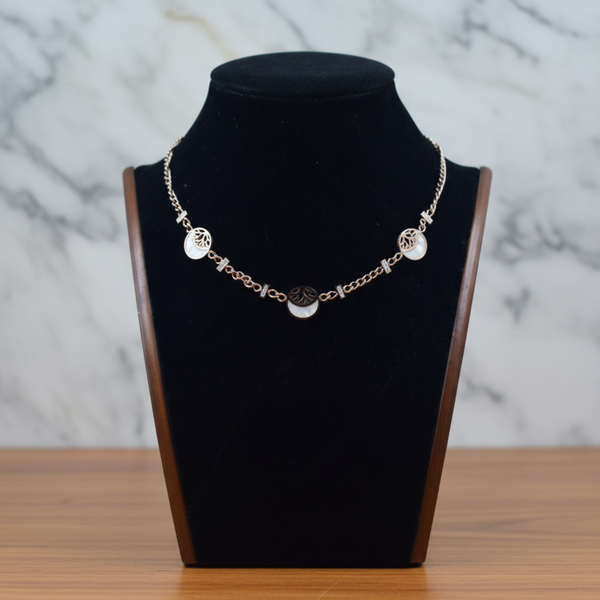 Rose Aura Charm Necklace