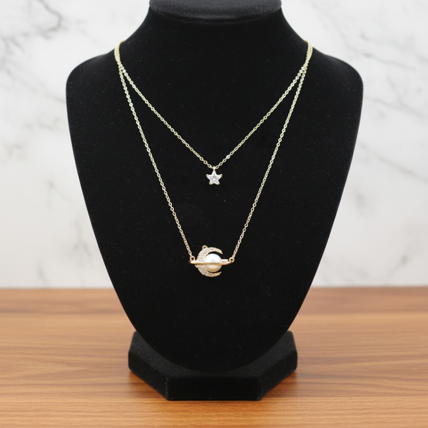 Celestial Moon & Star Pendant