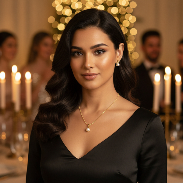 Luna Pearl Drop Pendant