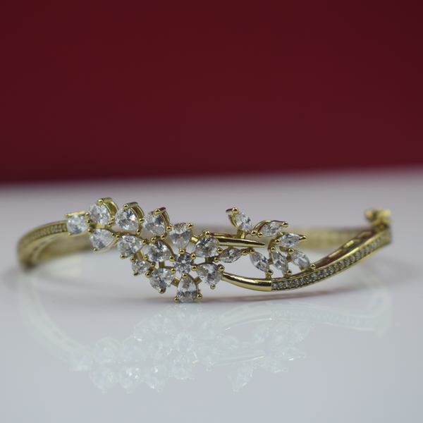 Crystal Vine Open Bracelet