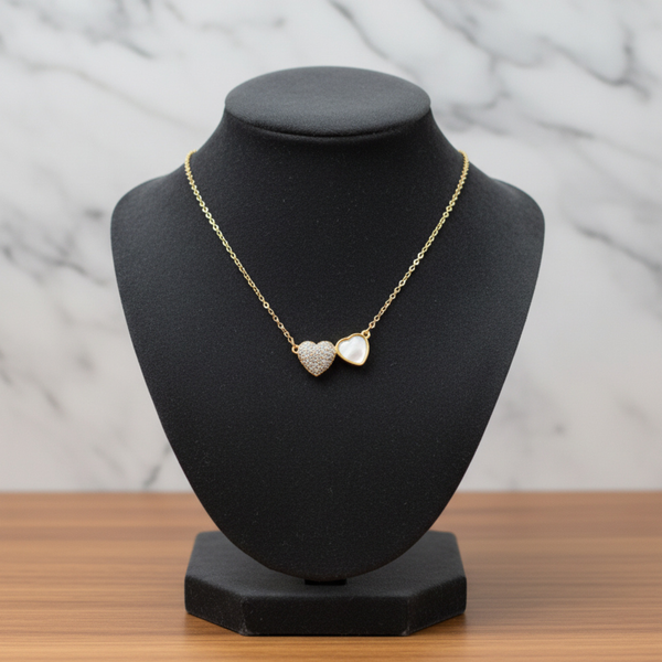 Twin Heart Grace Pendant