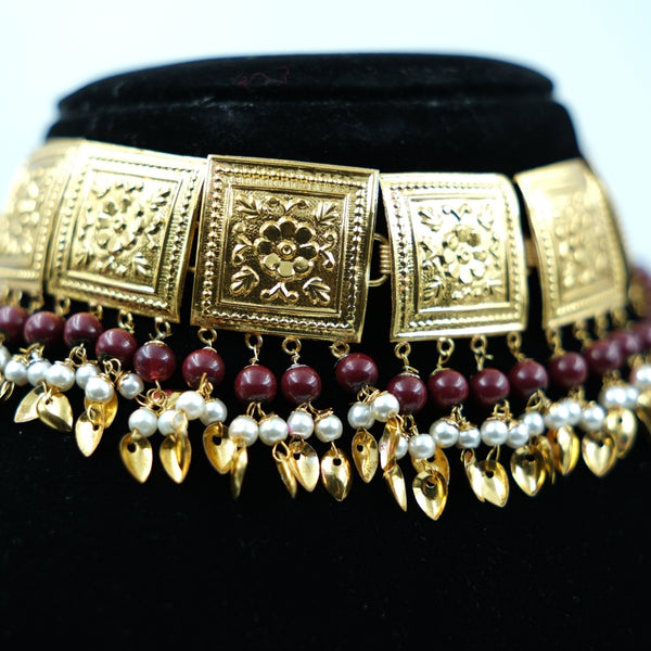 Regal Rajwada Kundan Square Panel Choker
