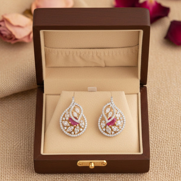 Ruby Royale Pendant Set