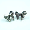 Midnight Bow Spark Studs