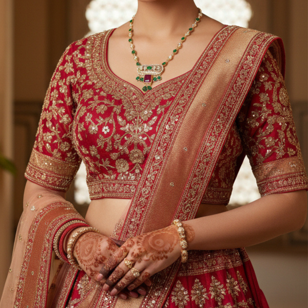 Emerald Ruby Heirloom Necklace