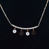 Monochrome Charm Bar Necklace