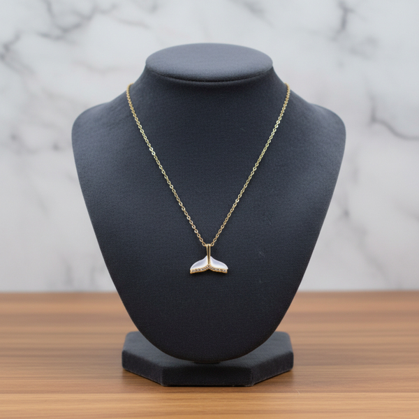 Golden Pearl Bloom Pendant