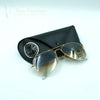 Premium Designer-Inspired Golden Aviator Sunglasses