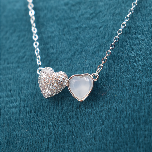 Twin Heart Whisper Pendant