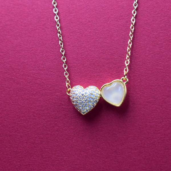 Twin Heart Grace Pendant