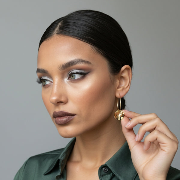 Aurelia Twist Hoop Earrings