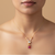 Ruby Dewdrop Pendant Set