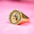 Majestic Stallion Greek Emblem Gold Ring