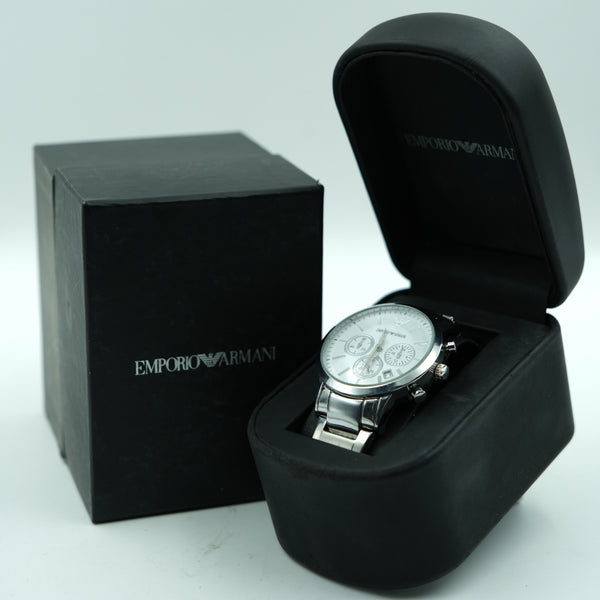 Silver Classic Chronograph Men’s Watch