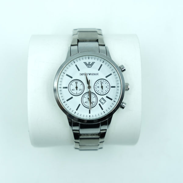 Silver Classic Chronograph Men’s Watch