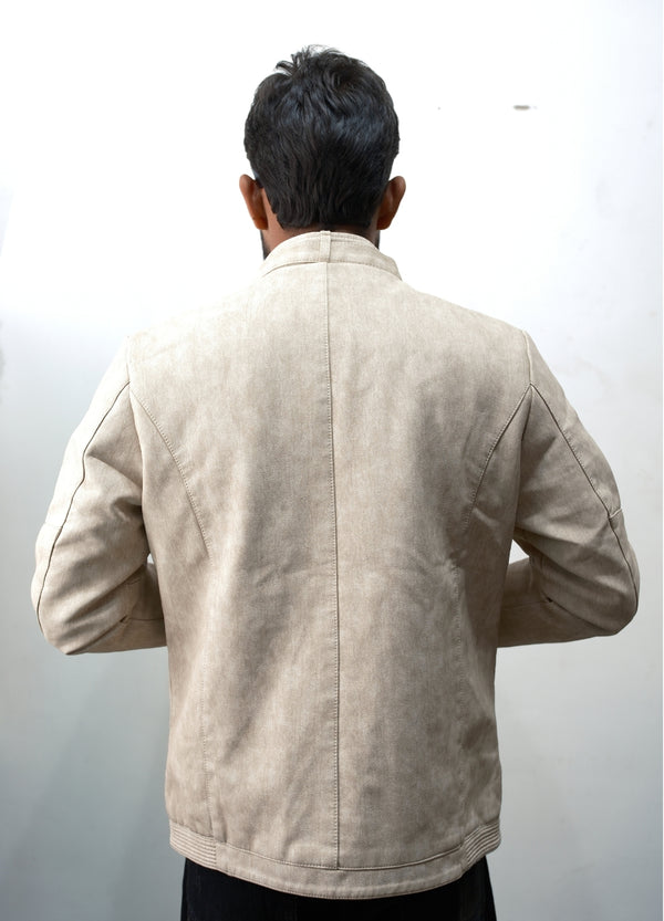 Classic Beige Rider Jacket
