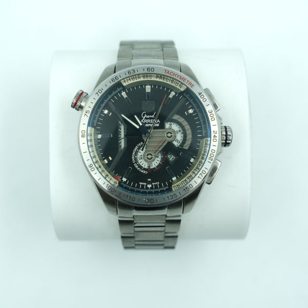 Silver ChronoSport Luxury Wristwatch