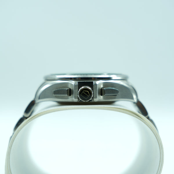 Silver ChronoSport Luxury Wristwatch