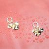 Golden Petal Whisper Earrings