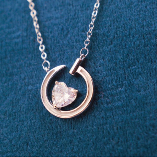 Eternal Heart Loop Pendant