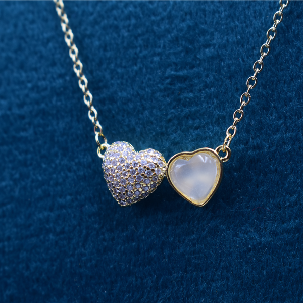 Twin Heart Grace Pendant