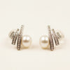 Luna Spark Pearl Studs