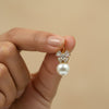 Pearl Blossom Stud Earrings