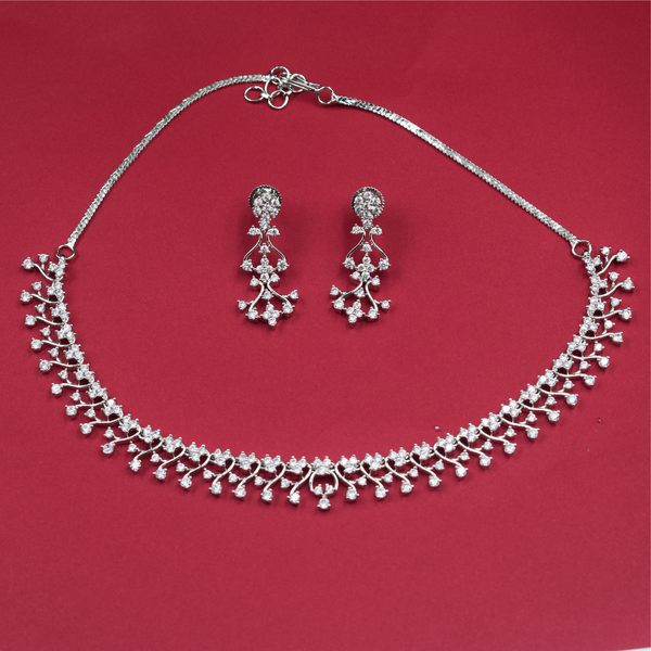Crystal Vine Grace AD Necklace Set