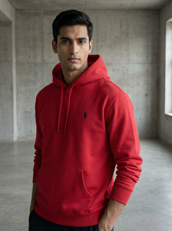 Classic Red Comfort Hoodie