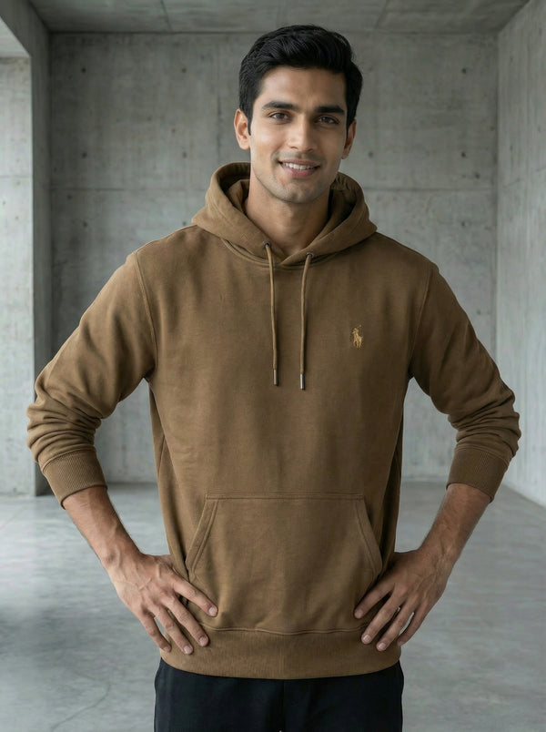 Brown Essential Comfort Hoodie