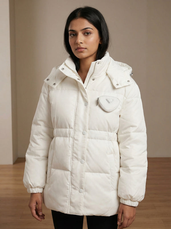 Ivory Winter Shield Jacket